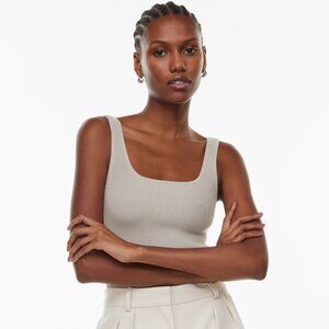 Babaton Sculpt Knit Squareneck Tank, Size M and L